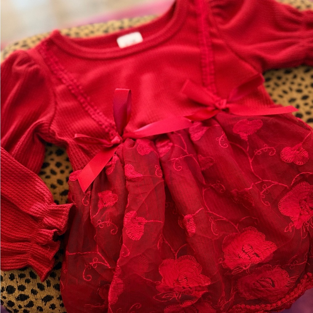 🎁 Christmas Baby Dress 🎁 with Headband & Leggings